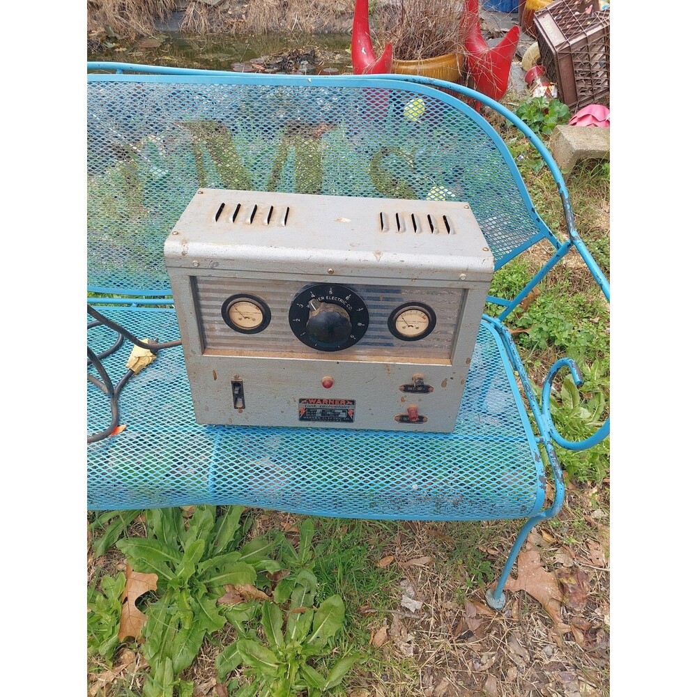 Rare Warner 10 & 25 Ampere Electroplating Power Unit Model 911A